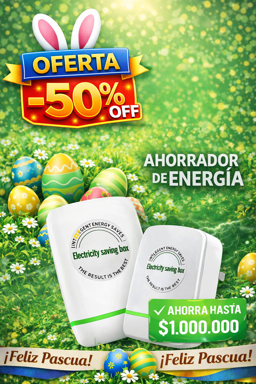 AhorraMás Energy - AHORRADOR DE ENERGÍA compre 1 llévese 2 + Envío gratis