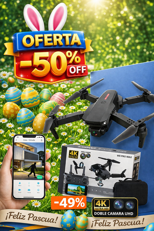 NUEVO DRONE E88 PRO 4K - CON INTELIGENCIA ARTIFICIAL + Envío Grátis